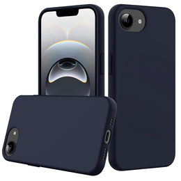 Θήκη για iPhone 16e, Silicone MagSafe, σκούρο μπλε