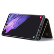 Θήκη για Samsung Galaxy S22 Ultra 5G, DG.MING 2in1, καφές