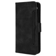 Θήκη με πτερύγιο για Infinix Note 40 Pro, Card Slot, μαύρη