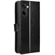 Θήκη με πτερύγιο για OnePlus Nord CE5, Crazy Horse Wallet, μαύρη