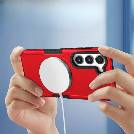 Θήκη για Samsung Galaxy S23 Plus, Protective MagSafe, κόκκινη