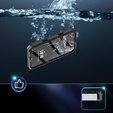 Αδιάβροχη θήκη IP68 για iPhone 16 Pro Max, SHELLBOX MagSafe, μαύρη