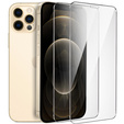 2x Μετριασμένο γυαλί για iPhone 12/12 Pro, ERBORD 9H Hard Glass στην οθόνη