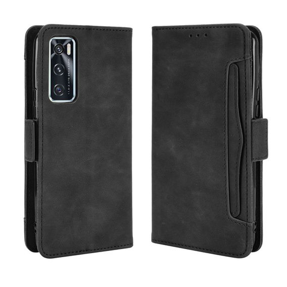Θήκη με πτερύγιο για vivo V20 SE / vivo Y70 2020, Card Slot, μαύρη