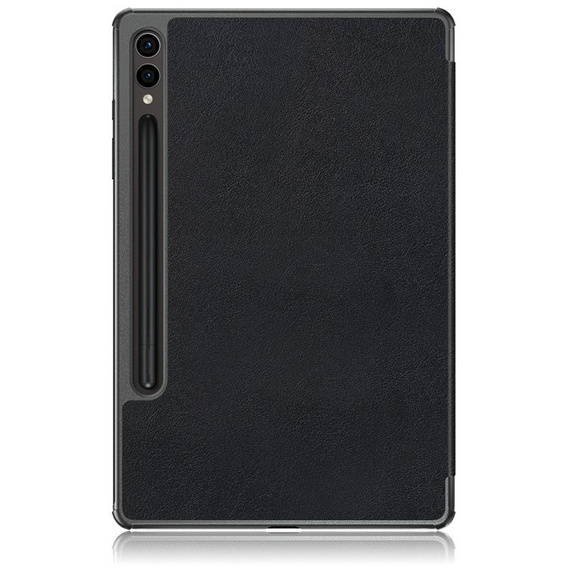 Θήκη για Samsung Galaxy Tab S9 Plus, Smartcase με χώρο για γραφίδα, μαύρη