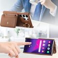 Θήκη για Samsung Galaxy S25 Ultra, GKK Leather, μαύρη