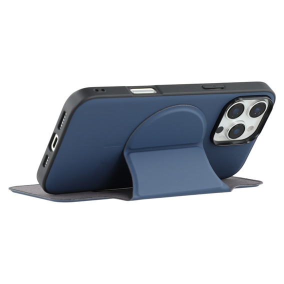 Θήκη X-LEVEL για iPhone 16 Pro Max, Magnetic Card Holder, μπλε