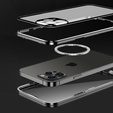 Μαγνητική θήκη MagSafe Dual Glass για iPhone 16 Pro, μαύρη