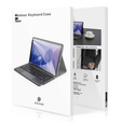 Θήκη + πληκτρολόγιο Samsung Galaxy Tab S9 Ultra, Dux Ducis TouchPad Leather Pen Slot, μαύρη