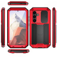 Θωρακισμένη θήκη για Samsung Galaxy S25, R-JUST, κόκκινη