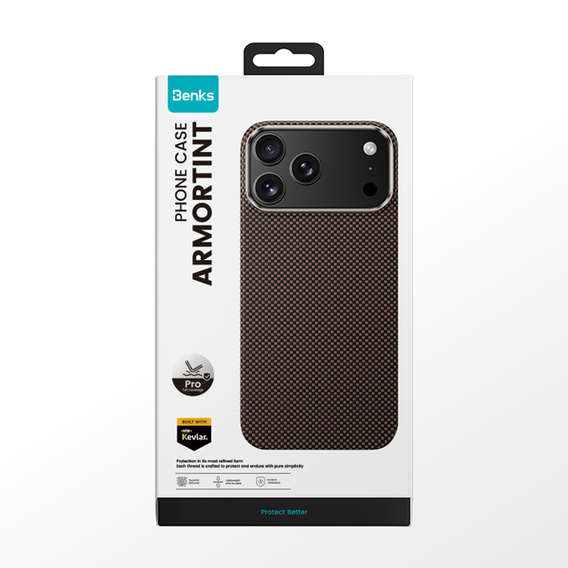 BENKS Kevlar Magnetic Armor Tint 1000D θήκη για MagSafe για iPhone 17 Pro Max