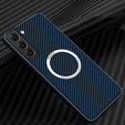 Θήκη για Samsung Galaxy S21, Magsafe Slim Carbon, μπλε