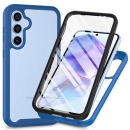 Θήκη για Samsung Galaxy A55 5G, Shockproof, με μεμβράνη, μπλε