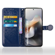 θήκη πτερύγιο για Motorola Moto G56 5G, Wallet Rhombus, μπλε