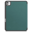 Θήκη για iPad Pro 11" 2024 (5 gen.), Smartcase με χώρο για γραφίδα, πράσινη