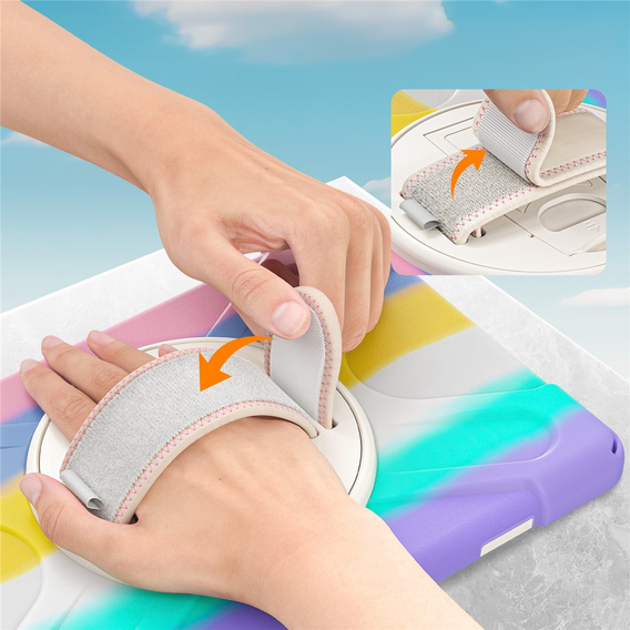 Θήκη με βάση και ιμάντα ώμου για Samsung Galaxy Tab A11+