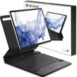 Θήκη πληκτρολογίου για Samsung Galaxy Tab S10+/S9 FE+ Plus/S9+/ S8+/ S7+/ S7 FE, Dexnor Magnetic Keyboard Touchpad, μαύρη