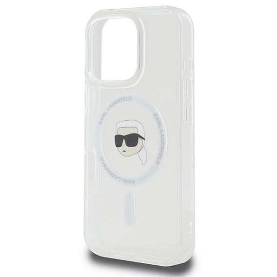 Θήκη Karl Lagerfeld IML Metal Karl Head MagSafe για iPhone 16 Pro Max
