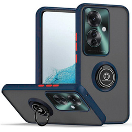 Θήκη για Oppo Reno 11F 5G, Frosted Ring, μπλε