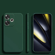 Θήκη για Xiaomi Poco F6, Silicone Lite, πράσινη