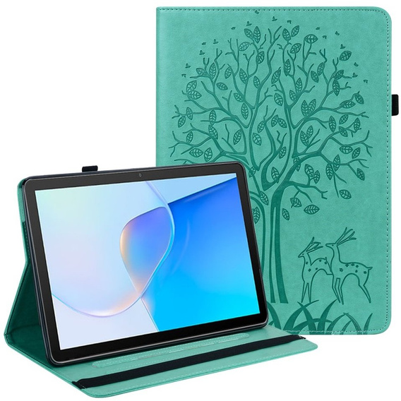 θήκη πτερύγιο για Huawei MatePad SE 10.4, tree, πράσινη