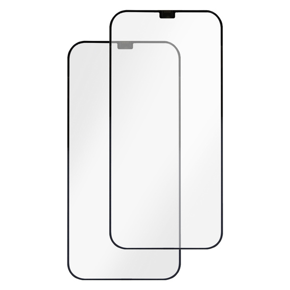 2x Μετριασμένο γυαλί για iPhone 11 Pro Max / XS Max, ERBORD Easy App Full Screen Protector