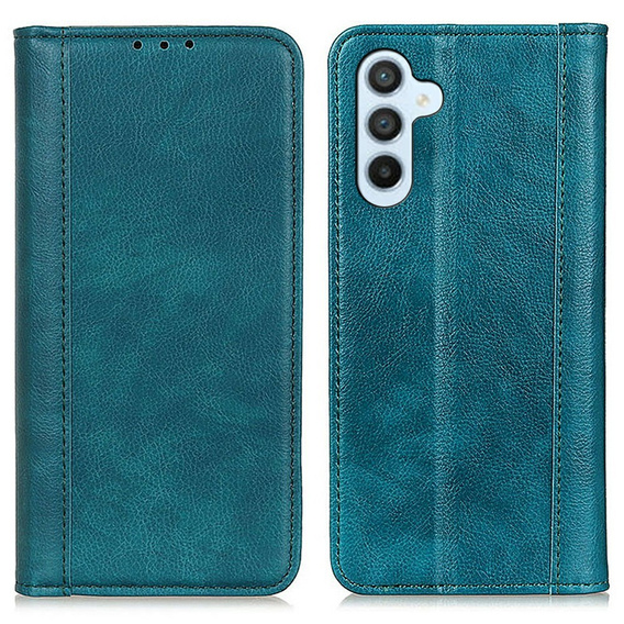 Θήκη για Samsung Galaxy A26, Wallet Litchi Leather, πράσινη