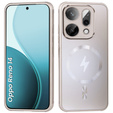 Θήκη για Oppo Reno 14, για MagSafe, με προστασία κάμερας, χρυσό