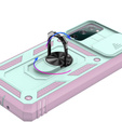 Θήκη για Samsung Galaxy S20 FE, CamShield Slide, πράσινο/ροζ