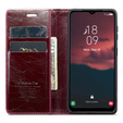 θήκη CASEME για Samsung Galaxy A34 5G, Waxy Textured, κόκκινη