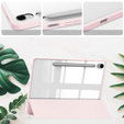 Θήκη για Samsung Galaxy Tab S10 FE+ Plus, Smartcase Hybrid, με χώρο για γραφίδα, ροζ