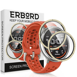 2x υβριδικό γυαλί ERBORD για Amazfit Active 2