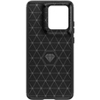 Θήκη για Motorola Edge 50 Neo / Motorola ThinkPhone 25, Carbon, μαύρη
