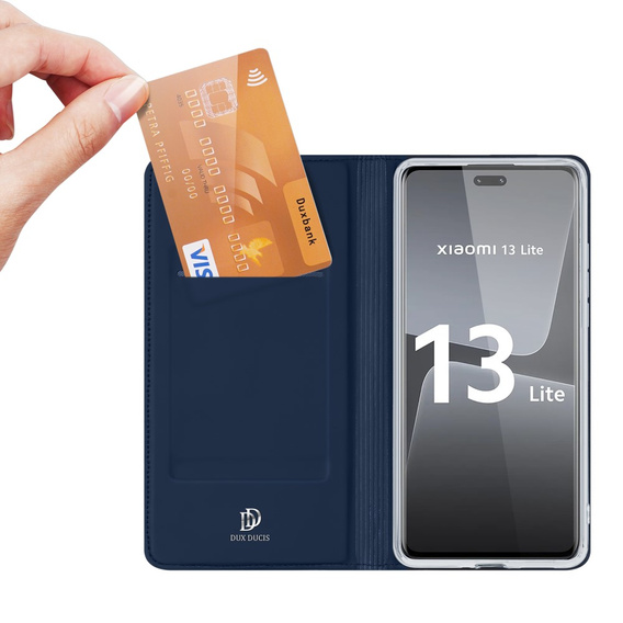 Dux Ducis Θήκη για Xiaomi 13 Lite, Skinpro, σκούρο μπλε