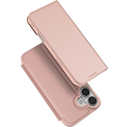 Θήκη Dux Ducis για iPhone 17, Skin Pro, με πτερύγιο, με υποδοχή για κάρτες, ροζ