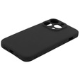Θήκη για iPhone 15 Pro Max, Silicone Lite, μαύρη