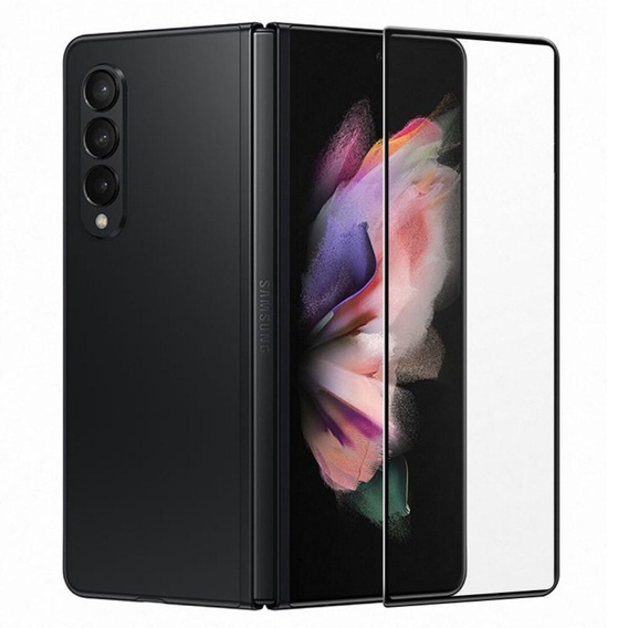Μετριασμένο γυαλί 3D για Samsung Galaxy Z Fold 4 5G, μαύρη