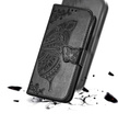 Θήκη με πτερύγιο για Oppo Reno 12, Butterfly, μαύρη