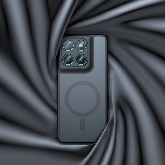 Θήκη για Motorola Edge 60 / 60 Fusion, για MagSafe, ERBORD Μatt Case, μαύρη