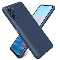 Θήκη για Xiaomi Redmi Note 10 / 10S, Silicone Lite, σκούρο μπλε