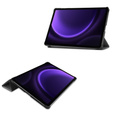 Θήκη για Samsung Galaxy Tab S9 FE, τρίπτυχη, γκρι