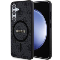 GUESS Θήκη για Samsung Galaxy S24+ Plus, 4G Ring Classic Logo, γκρι