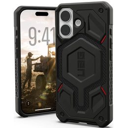 Urban Armor Gear Θήκη για iPhone 15 Plus, Monarch Pro Kevlar MagSafe, μαύρη