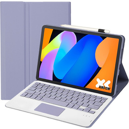 Θήκη πληκτρολογίου Touchpad Bluetooth για Lenovo Idea Tab 11" 2025 TB336FU TB336ZU, μοβ