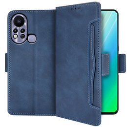 Θήκη με πτερύγιο για Infinix Hot 11s, Card Slot, σκούρο μπλε