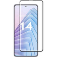 Μετριασμένο γυαλί 3D για Xiaomi Redmi Note 14 5G, μαύρο πλαίσιο