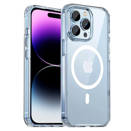 Θήκη για iPhone 14 Pro, Dropproof MagSafe, διαφανής