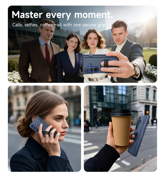 Θήκη Suritch με βάση 360° και ενσωματωμένη προστατευτική μεμβράνη οθόνης για Samsung Galaxy Z Fold7