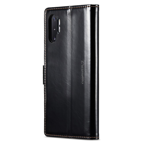 θήκη CASEME για Samsung Galaxy Note 10 Plus, Waxy Textured, μαύρη