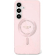 GUESS Θήκη για Samsung Galaxy S25, 4G Big Metal Logo, ροζ
